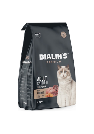 Bialins Premium Yetişkin Kedi Maması Tavuklu 3kg