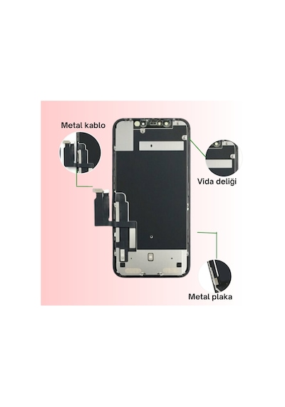 Teknik Evim Evo Apple Uyumlu iPhone 11 Lcd Ekran Dokunmatik