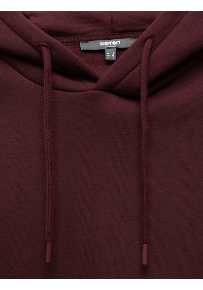 Koton Reglan Kollu Pamuk Karışımlı Dikiş Detaylı Basic Kapşonlu Sweatshirt Bordo 5wam70261mk Bordo Koton Reglan Kollu Pamuk Karışımlı Dikiş Detaylı Basic Kapşonlu Sweatshirt Bordo 5wam70261mk Bordo