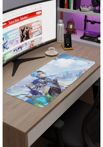 Eula Genshin Impact Anime Gacha V1 - 70x30 Xl Gaming Mouse Pad Fare Altlığı