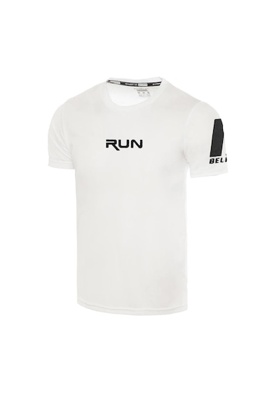 Ghassy Co. Erkek Nem Emici Hızlı Kuruma Performans Running Spor T-shirt 001 Beyaz