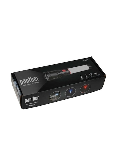 Panther Pt 8810 Usb Şarjlı El Feneri Siyah