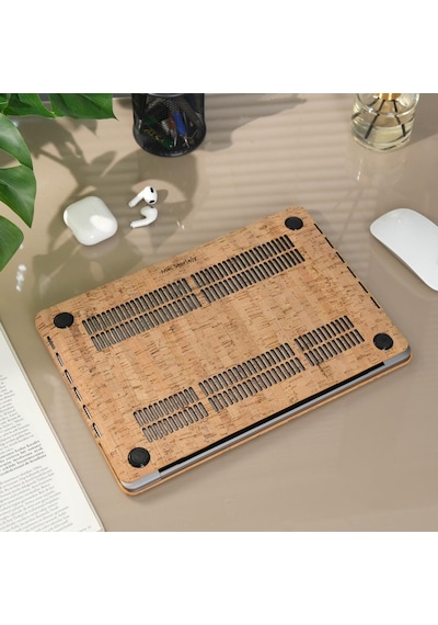 Macbook Air M1 Kılıfı A2337 A2179 A1932 Uyumlu 13.3 İnç Hard Case Sert Kapak 360 Koruma İnce Hafif Ahşap Dokulu Macbook Air Kılıfı Kahverengi Belirtilmemiş