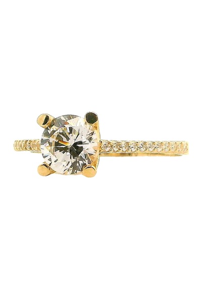 Cigold Tektaş Yüzük 14 Ayar Altın 1.82 Gr Oa-k21501029231 Renkli