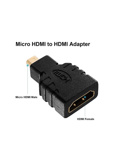 Micro Hdmi Dönüştürücü Hdmı Dişi Tip-A - Mikro Hdmı Erkek Tip-D
