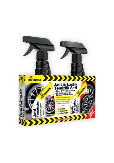 Automix 2'li Jant Temizleyici Ve Lastik Parlatıcı Seti 300 Ml + 300 Ml