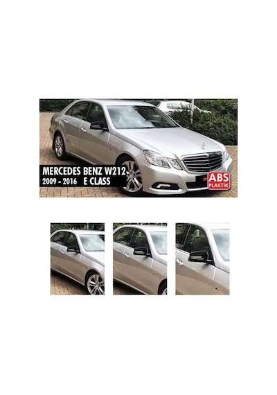 Mercedes E Class W212 Batman Yarasa Ayna Kapağı Piano Black / 2009-2016
