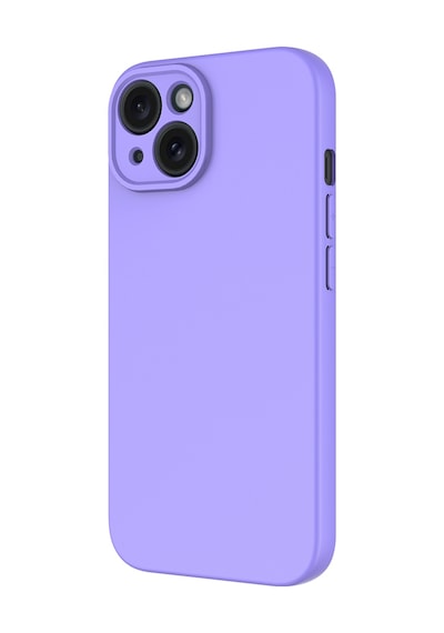 Apple iPhone Uyumlu 15 Kılıf Yumuşak Silikon Kamera Korumalı Lansman Pazarplus Lila
