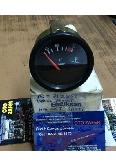 Endiksan Takosan Act 7124/58 Hararet Saati 63mm 24volt İveco