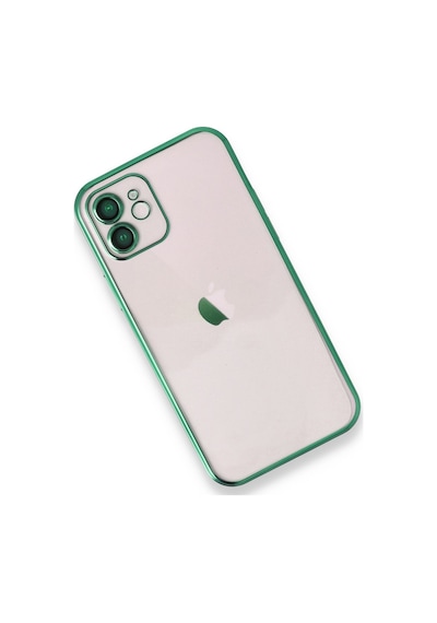 Apple iPhone  Uyumlu,  12 Kılıf Razer Lensli Silikon - Yeşil