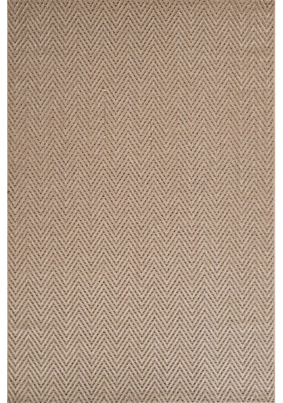 Sisaluna 4441 Bej Jüt Tabanlı Modern Dokuma Kilim Sisal Hasır Halı Bej