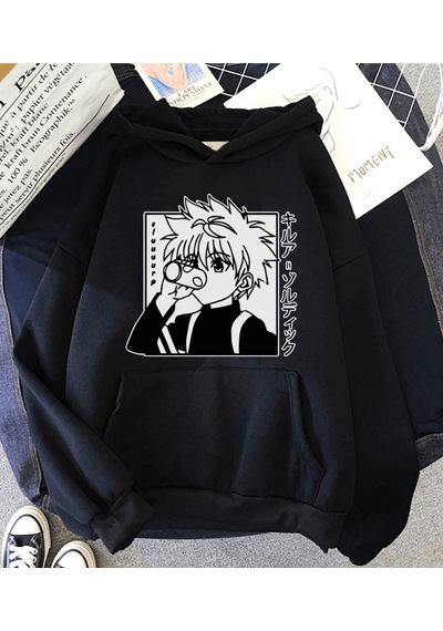 Anime Hunter x Hunter Killua Kapşonlu Sweatshirt