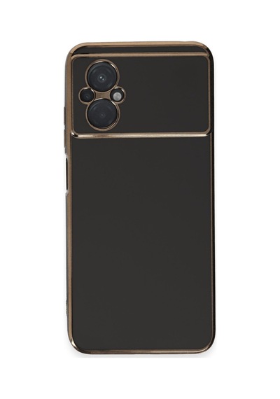 Poco M5 Kılıf Volet Silikon - Siyah Bz8683140470715