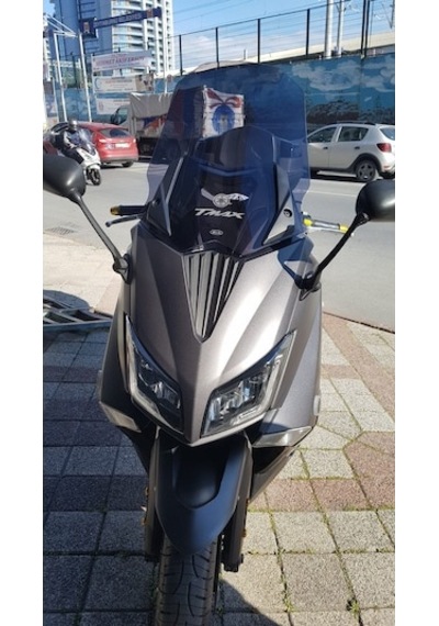 Zeus Motor 2015-2018 Yamaha Tmax 530 Uyumlu Uzun Ön Cam Koyu Füme