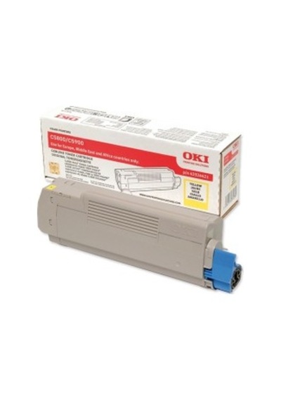 Oki C5550-43324441 Sarı  Toner