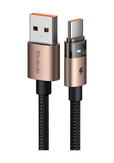 Ca-6891 Usb-a To Type-c 1,2 M Kablo Şarj Işıklı