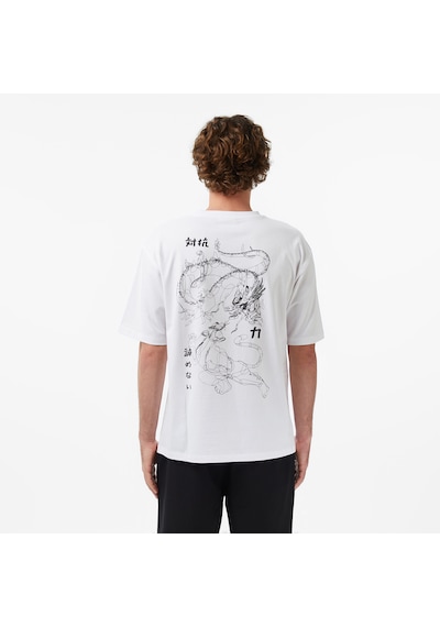Unıted4 Regular Fit Erkek Beyaz T-shirt Oba