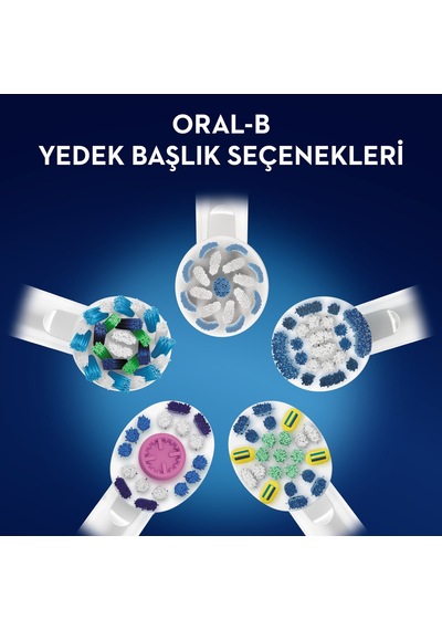 Oral-B Cross Action Clean&Maximiser Şarjlı Diş Fırçası Yedek Başl
