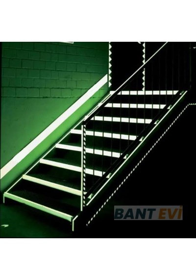 Fosforlu Bant 5cmx5mt Gece Parlayan Fotolümenli Şerit Bant