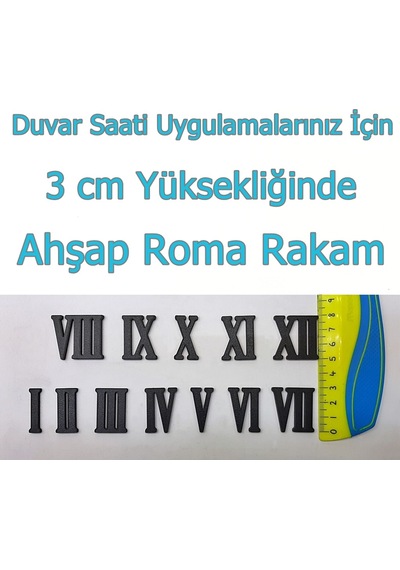 Duvar Saati Ahşap Rakamları Ahşap Saat Rakamı Saat Mekanizması (374800604) Ahşap
