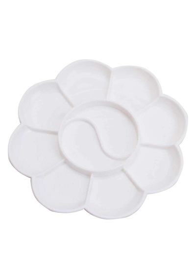 Plastik Papatya Palet 13 Cm. 10 Godeli