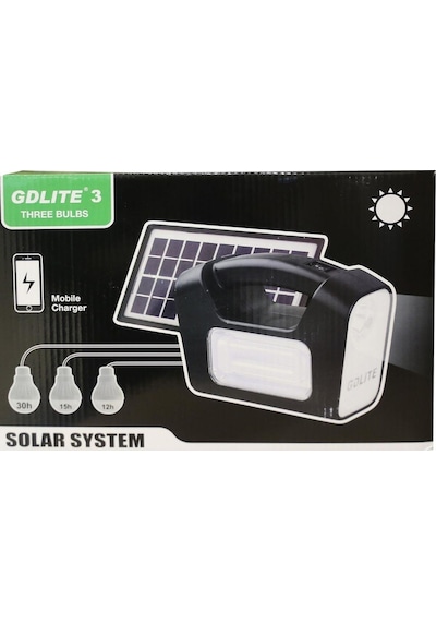 Police Pk-2500 Solarlı Ampullü Fener Siyah
