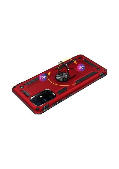 Ally Sm Galaxy S20+ Plus Yüzüklü Kilif Armor Shockproof Ring Kil 119832701 - Renk / Siyah Ally Sm Galaxy S20+ Plus Yüzüklü Kilif Armor Shockproof Ring Kil 119832701 - Renk / Siyah