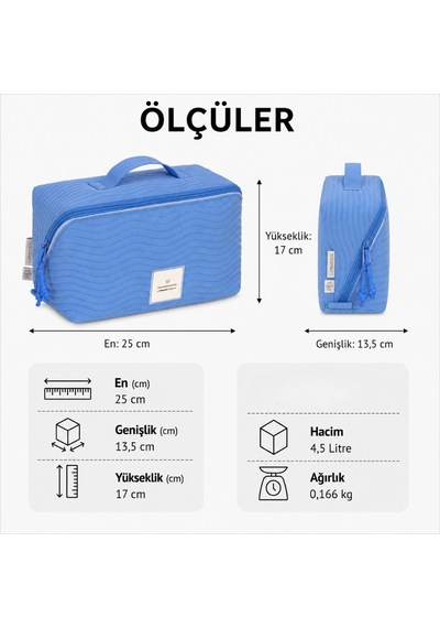 Lassig Flex Bebek Organizer Çantası Blue Mavi