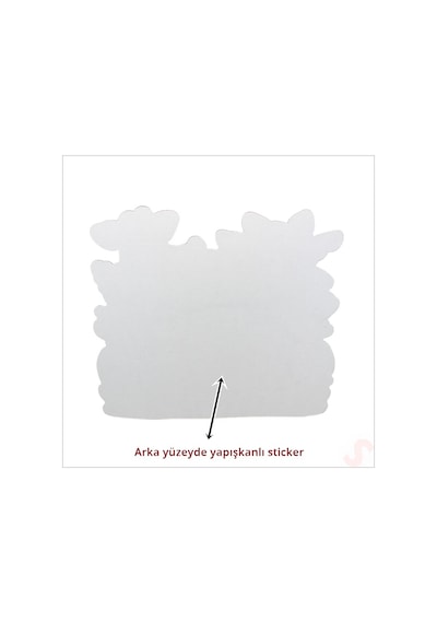 Safari Sevimli Hayvanlar Aynalı Duvar Stickerı, 33cm X 30cm