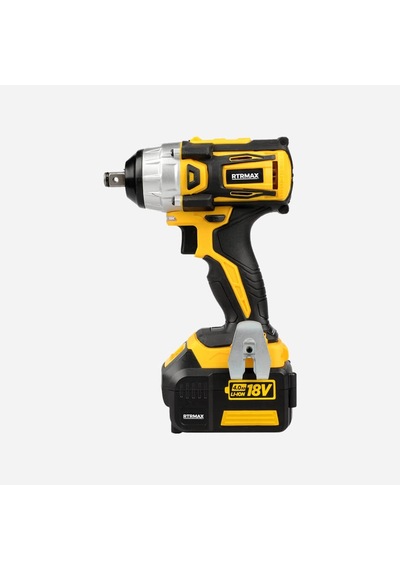 Rtrmax Şarjlı Darbeli Somun Sıkma 18v Çift Akülü 4 A.h, Kömürsüz Motor,