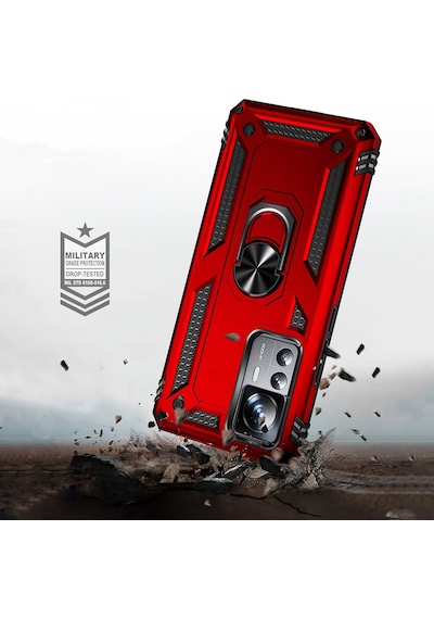 Zore Mi 12t Pro Kılıf Nvth Vega Kapak - Kırmızı