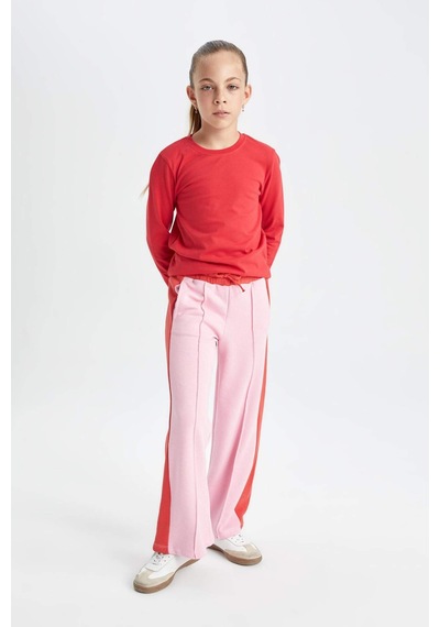 Defacto Kız Çocuk Renk Bloklu Wide Leg Geniş Bol Paça Eşofman Altı C9673A824AUPN649 Pembe Defacto Kız Çocuk Renk Bloklu Wide Leg Geniş Bol Paça Eşofman Altı C9673A824AUPN649 Pembe