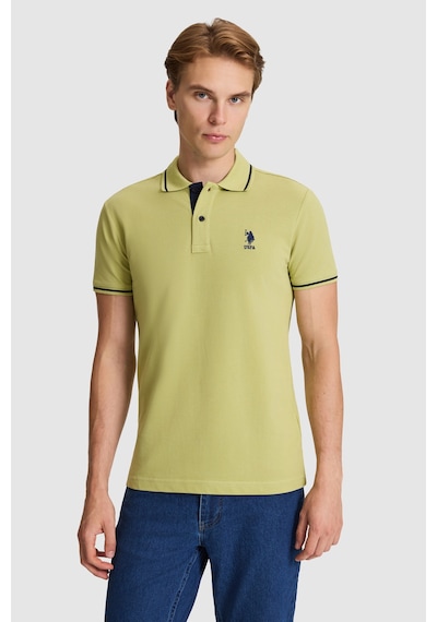 U.S. Polo Assn. U.s. Polo Assn. Erkek Çağla Tişört Basic 50326975-vr016 Cagla