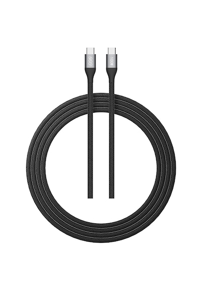 100w Type-c Şarj Kablosu 1.2 Metre Halat Örgü 480mbps Kırılmaz Bükülmez Data Kablosu Dc22 Siyah