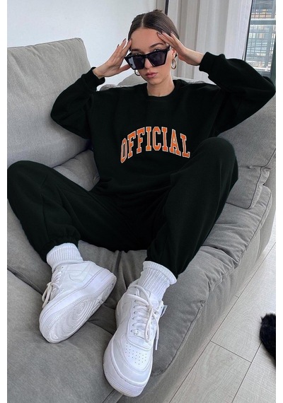 Madmext Mad Girls Siyah Eşofman Takım Mg944-siyah Siyah