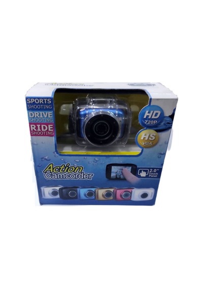 Aksiyon Kamera 720p Su Geçirmez Mavi Mavi