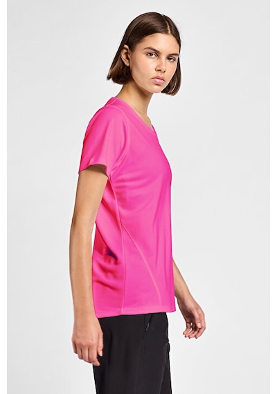Lescon Kadın Koşu Kısa Kol T-shirt 25b-2015 Fuşya