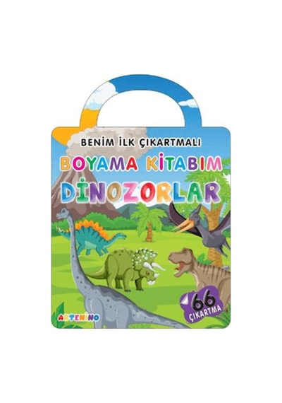 Çantalı Boyama Kitabı - Dinozorlar