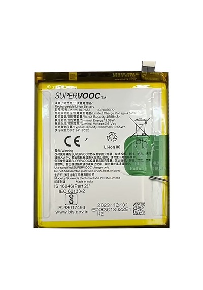 Realme 12 Pro Pil Batarya Blpa35 Supervooc