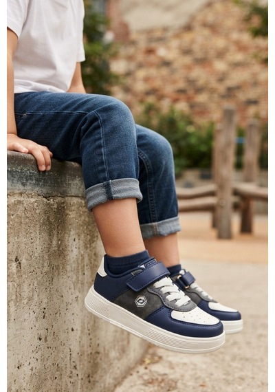 Alessio Lacivert Bej Cırtlı Bağcıklı Konforlu Unisex Çocuk Sneaker Günlük Spor Ayakkabı Lacivert - Bej Alessio Lacivert Bej Cırtlı Bağcıklı Konforlu Unisex Çocuk Sneaker Günlük Spor Ayakkabı Lacivert - Bej