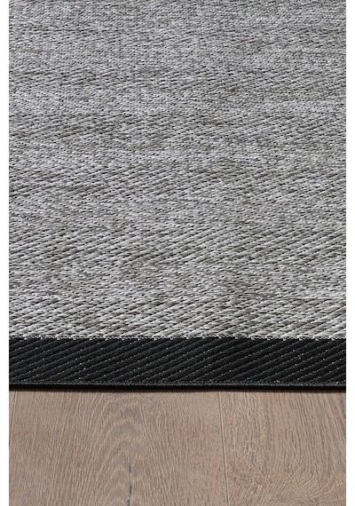 Mariesse Home Kolay Temizlenen Yıkanabilir Bordürlü Sisal Halı Sunsett E906 Antrasit