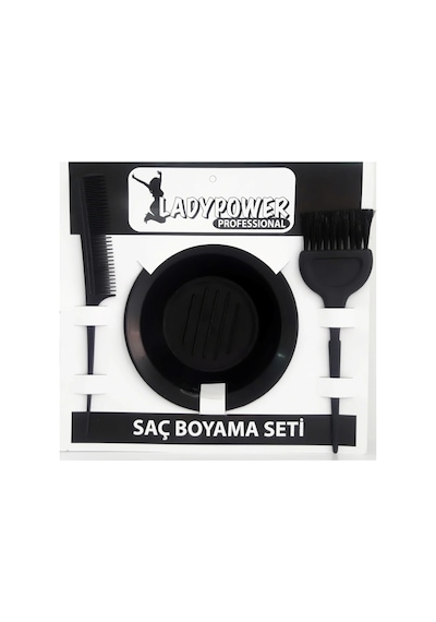 Saç Boyama Seti - Boneli Siyah