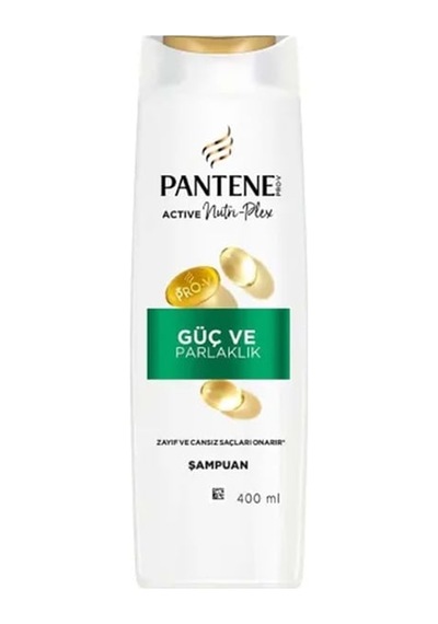 Pantene Şampuan 400 Ml Güç Ve Parlaklık 12'li Paket