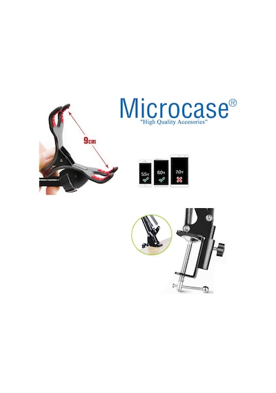 3In1 Hareketli Mikrofon Standı Pop Filtre Telefon Tutucu Al2552