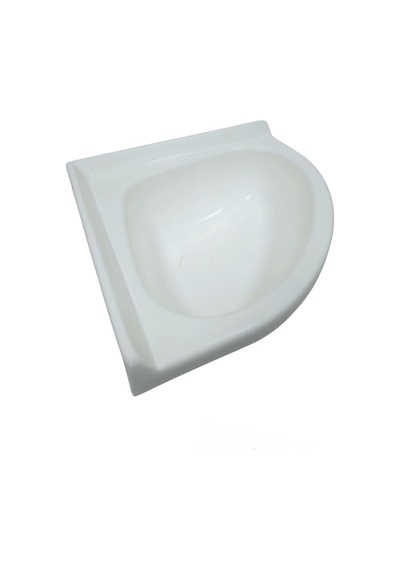 Shuıvan Karavan & Tekne Evye Üçgen Köşe Lavabo 34x34cm - Fiber-1907