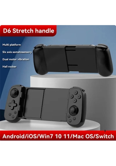 Telefon Tablet Switch Dönüştürücü Bluetooth Oyun Kolu Gamepad D6