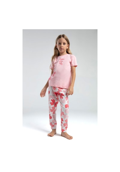 Rolypoly Kız Çocuk Pembe Pijama Takımı Rp3597-c-v2 Pembe