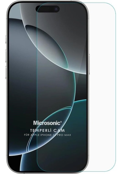 16 Pro Tempered Glass Cam Ekran 16 Pro İle Uyumlu Ekran - Şeffaf