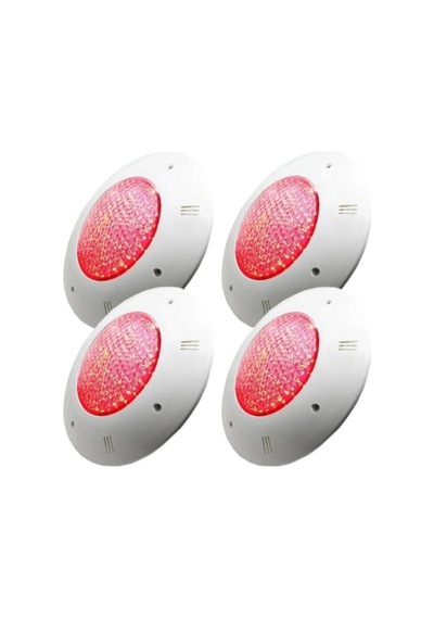 4 Adet 30 Watt Led Kırmızı Sıva Üstü Havuz Lambası Tenda