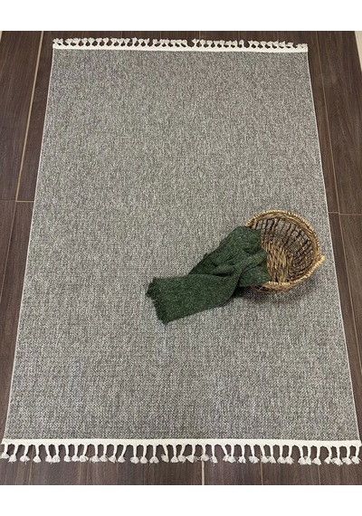 Eko Halı Motto Mot Plain Gri İskandinav Halı